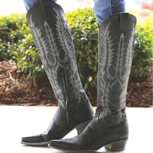OLD GRINGO MAYRA 15" black cowgirl boots 6.5